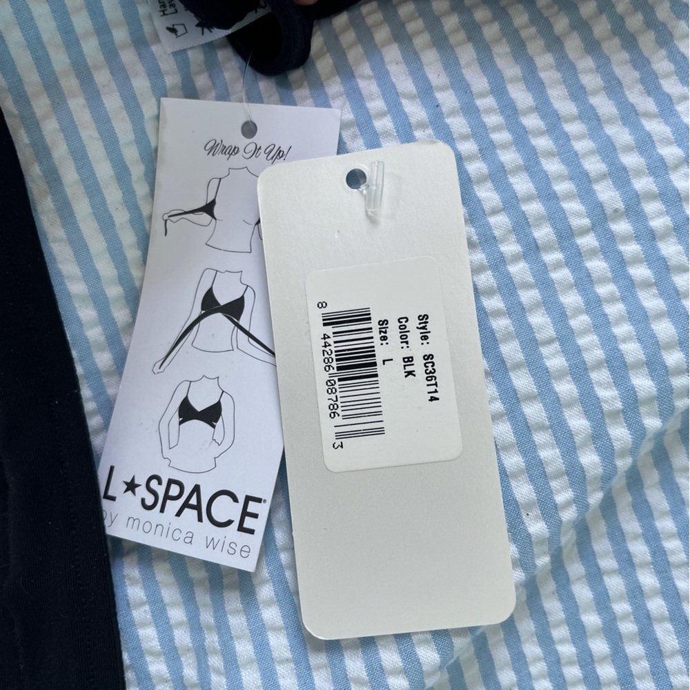 NWT L*SPACE CHLOE WRAP TOP - Picture 3 of 6